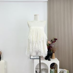 Women's Lace Trim Cami Top Beige Sleeveless Summer Vacation Sexy Chic